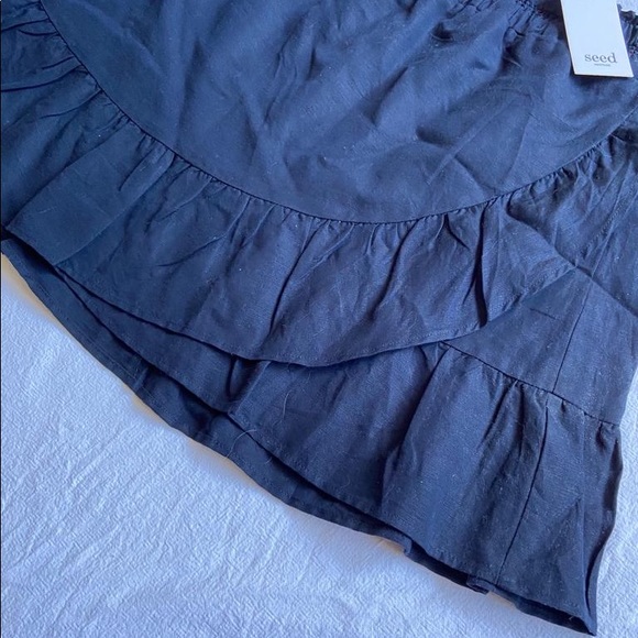 Seed Linen Mini Skirt Size 14 - Picture 7 of 14